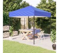 vidaXL Tente de réception pliante 3x3 m bleue