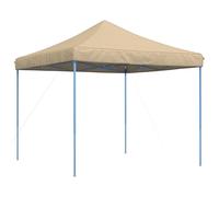 vidaXL Tente de réception pliable Pop-Up Beige 292x292x315 cm