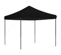 vidaXL Tente de réception pliable Pop-Up noire 292x292x315 cm