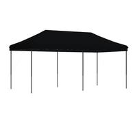 vidaXL Tente de réception pliable Pop-Up noire 580x292x315 cm