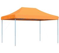 vidaXL Tente de réception pliable Pop-Up Orange 410x279x315 cm