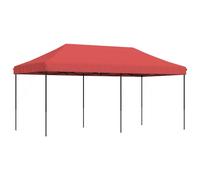 vidaXL Tente de réception pliable Pop-Up rouge bourgogne 580x292x315 cm