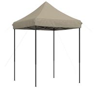 vidaXL Tente de réception pliable Pop-Up Taupe 200x200x306 cm