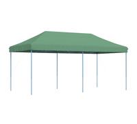 vidaXL Tente de réception pliable Pop-Up verte 580x292x315 cm