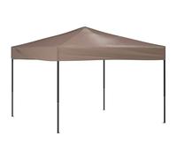 vidaXL Tente de réception pliable Taupe 3x3 m