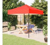 vidaXL Tente de réception pliante 2x2 m rouge