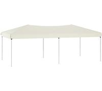 vidaXL Tente de réception pliante Crème 3x6 m