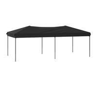 vidaXL Tente de réception pliante noire 3x6 m
