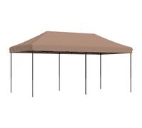 vidaXL Tente de réception pliante Pop-Up brune 580x292x315 cm