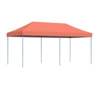 vidaXL Tente de réception pliante Pop-Up rouge terracotta 580x292x315 cm