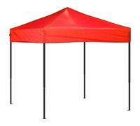 vidaXL Tente de réception pliante 2x2 m rouge