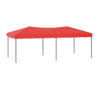 vidaXL Tente de réception pliante rouge 3x6 m
