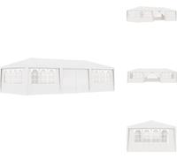 vidaXL Tente de réception professionnelle avec parois latérales 4×9 m Blanc 90 g/m² - Pavillons & Tentes de réception