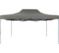 vidaXL Tente de réception professionnelle pliable 3×4 m acier anthracite