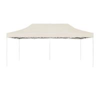 vidaXL Tente de réception professionnelle pliable aluminium 6x3 m Crème