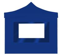 vidaXL Tente de réception professionnelle Pliable avec parois Aluminium 2×2m Bleu