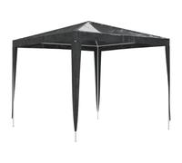 vidaXL Tente de Réception Professionnelle Tonnelle de Patio Chapiteau de Jardin Pavillon d'Extérieur Belvédère Terrasse 2,5x2,5 m Anthracite 90 g/m²