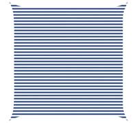 vidaXL Tente d'ombrage bleue et blanche 5 x 5 m 100 % polyester Oxford