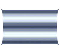 vidaXL Tente d'ombrage bleue et blanche 8 x 5 m 100 % polyester Oxford