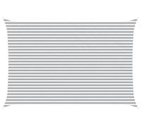 vidaXL Tente d'ombrage gris clair et blanc 6 x 4 m 100 % polyester Oxford