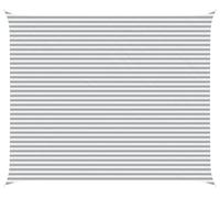 vidaXL Tente d'ombrage gris clair et blanc 6 x 5 m 100 % polyester Oxford