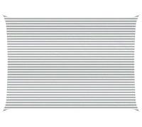 vidaXL Tente d'ombrage gris clair et blanc 7 x 5 m 100 % polyester Oxford