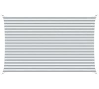 vidaXL Tente d'ombrage gris clair et blanc 8 x 5 m 100 % polyester Oxford