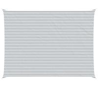 vidaXL Tente d'ombrage gris clair et blanc 8 x 6 m 100 % polyester Oxford