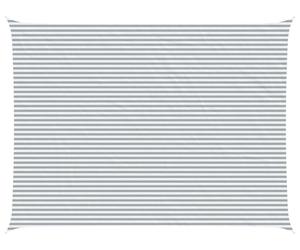 vidaXL Tente d'ombrage gris clair et blanc 8 x 6 m 100 % polyester Oxford