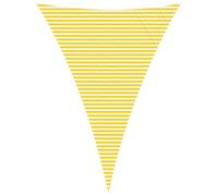 vidaXL Tente d'ombrage jaune et blanche 5 x 7 x 7 m 100 % polyester Oxford