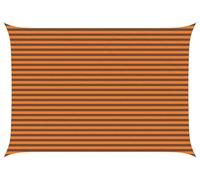 vidaXL Tente d'ombrage orange et marron 5 x 3,5 m 100 % polyester Oxford