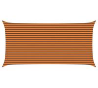 vidaXL Tente d'ombrage orange et marron 6 x 3 m 100 % polyester Oxford