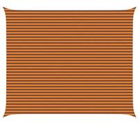 vidaXL Tente d'ombrage orange et marron 6 x 5 m 100 % polyester Oxford