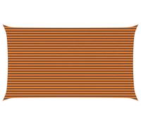 vidaXL Tente d'ombrage orange et marron 7 x 4 m 100 % polyester Oxford