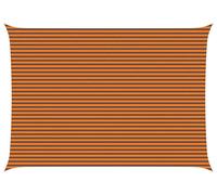 vidaXL Tente d'ombrage orange et marron 7 x 5 m 100 % polyester Oxford