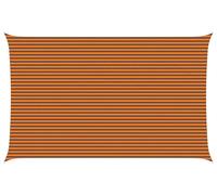 vidaXL Tente d'ombrage orange et marron 8 x 5 m 100 % polyester Oxford