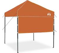 vidaXL Tente pavillon orange 194 x 194 x 251 cm Tissu