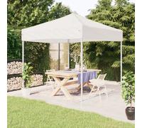 vidaXL Tente de réception pliante blanche 2x2 m