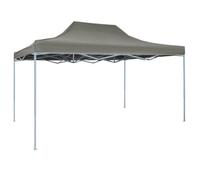 vidaXL Tente Pliable Escamotable 3x4,5 m Anthracite Jardin Tonelle Pavillon 44969