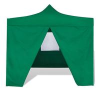 vidaXL Tente pliante à 4 parois 3 x 3 m Vert