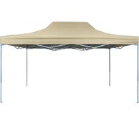vidaXL Tente pliante Pop-Up 3x4,5 m blanc crème