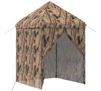 vidaXL, tente pop-up avec 4 parois, dimensions 2 x 2 mètres, camouflage forêt