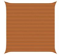 vidaXL Tente-toile orange et marron 5 x 5 m 100 % polyester Oxford