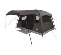 Vidaxl Tente Tunnel Marron Gris 427 X 305 X 205 Cm Polyester Et Acier