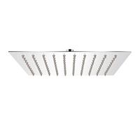 vidaXL Tête de douche plongeante carrée en acier inoxydable 20x20 cm