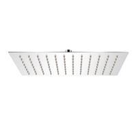 vidaXL Tête de douche plongeante rectangulaire en acier inoxydable 20x30 cm