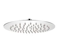 vidaXL Tête de douche plongeante ronde en acier inoxydable 20 cm