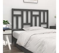 VIDAXL Tête de lit 125,5 cm - Gris