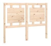 Vidaxl Tête De Lit 125,5x4x100 Cm Bois Massif De Pin Multicolore