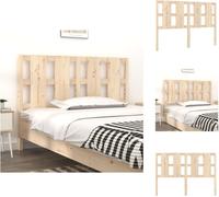 vidaXL Tête de lit 145,5x4x100 cm Pin massif - Tête & Pieds de lit
